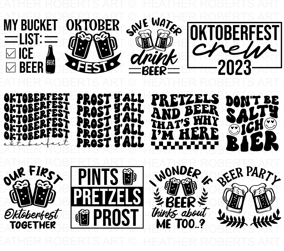 Oktoberfest SVG Bundle By creativesvgzone