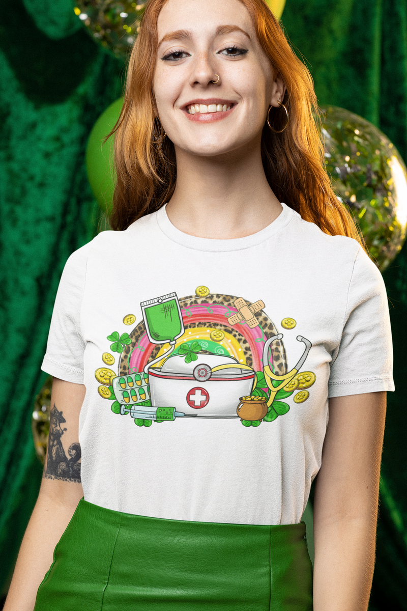 St. Patrick’s Day Nurse Hat PNG – Heather Roberts Art