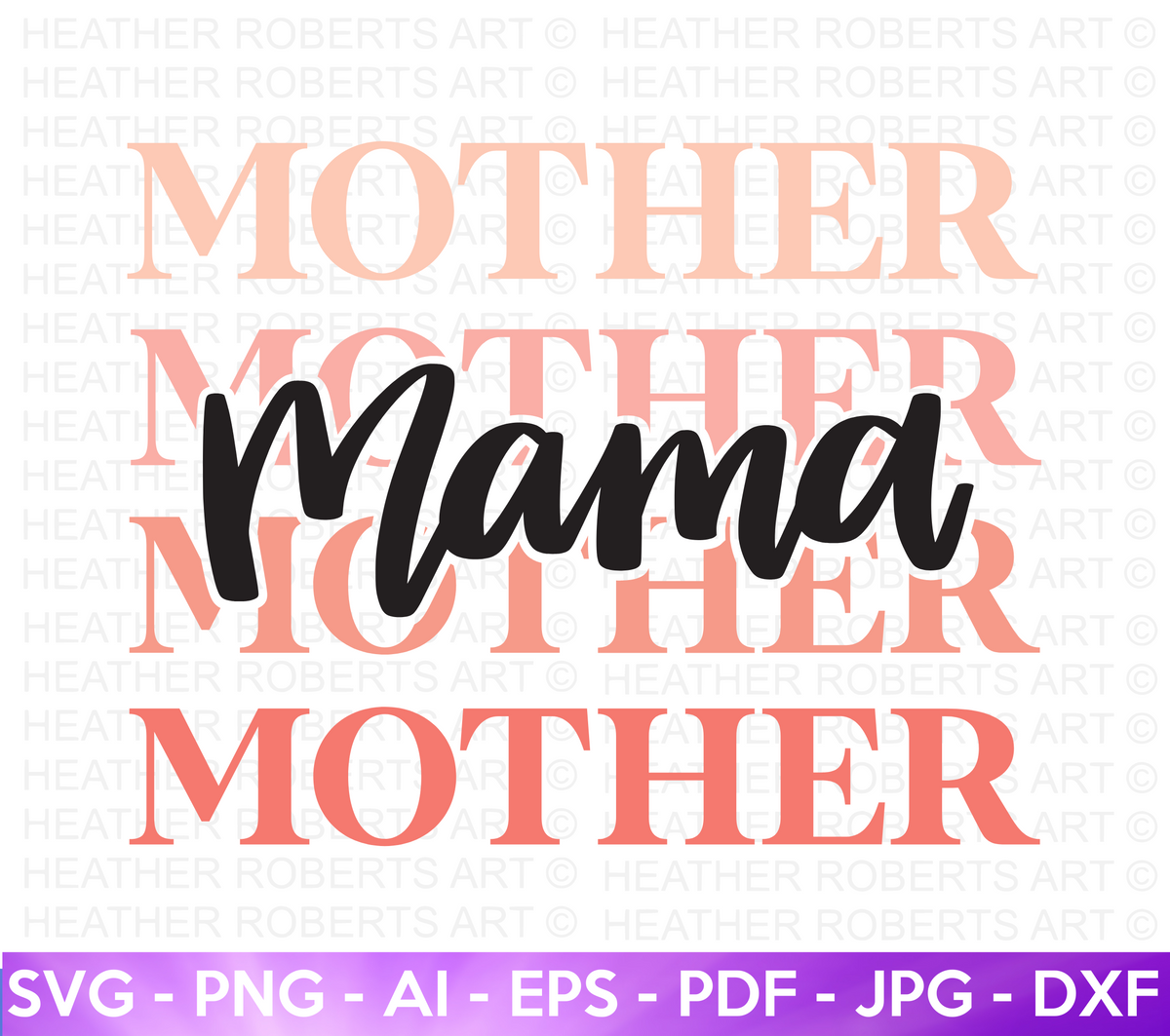 Baseball Mom SVG – Heather Roberts Art