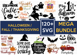MEGA HALLOWEEN BUNDLE, 120+ Designs