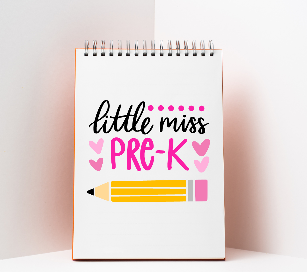 Little Miss Pre-K Svg – Heather Roberts Art