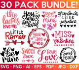 Valentine's Day SVG Bundle