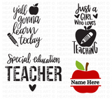 Teacher SVG Bundle
