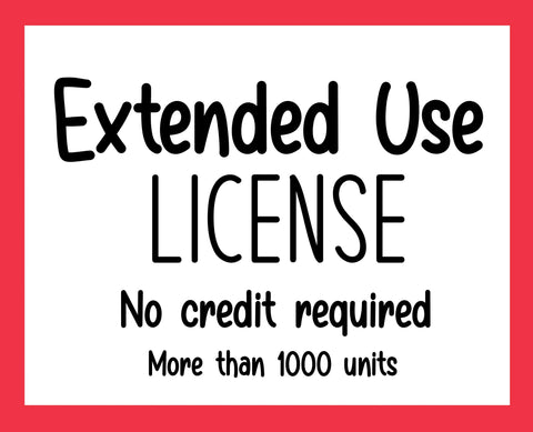 Extended Commercial License for ALL Designs
