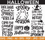 ULTIMATE HALLOWEEN BUNDLE - 250+ Designs