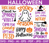 ULTIMATE HALLOWEEN BUNDLE - 250+ Designs