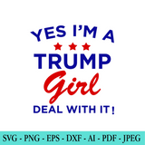 Trump Girl SVG