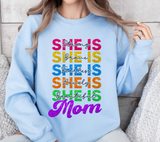 She is Mom Sublimation PNG