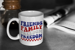 Friends Family Freedom SVG