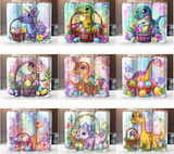 Easter Dinosaur Tumbler Wrap Bundle