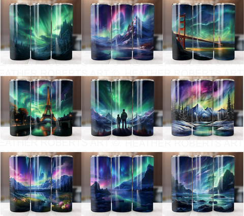 Northern Light Tumbler Wrap Bundle