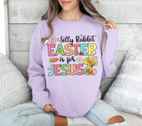 Silly Rabbit Easter Is For Jesus Sublimation PNG