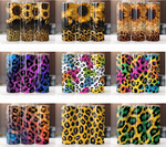 Leopard Print 20 Oz Tumbler Wrap Bundle