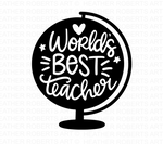 World's Best Teacher Svg