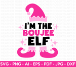 Boujee Elf SVG