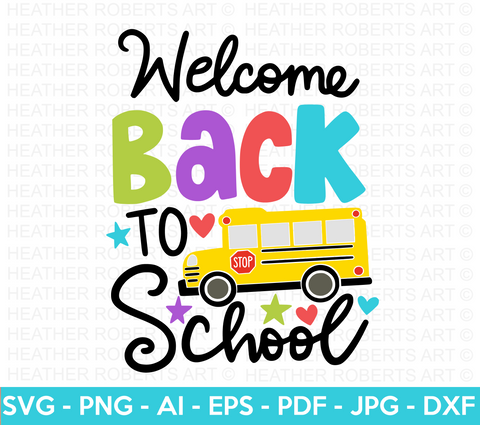 Welcome Back to School SVG