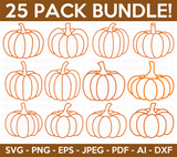 Pumpkin SVG Bundle