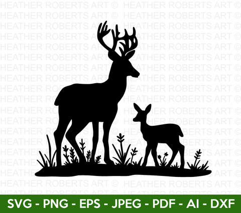 Deer Silhouette SVG