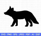 Fox Silhouette SVG