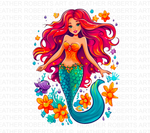 Mermaid Sublimation Clipart