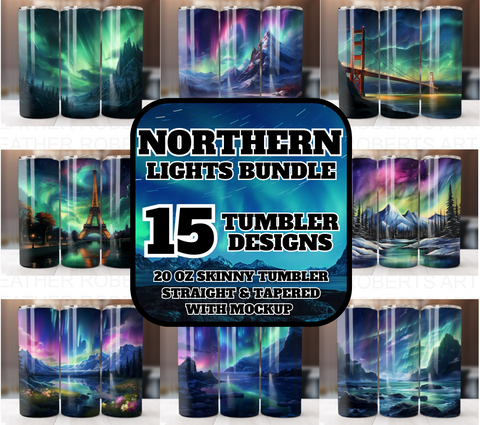 Northern Light Tumbler Wrap Bundle