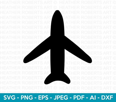 Airplane Silhouette SVG