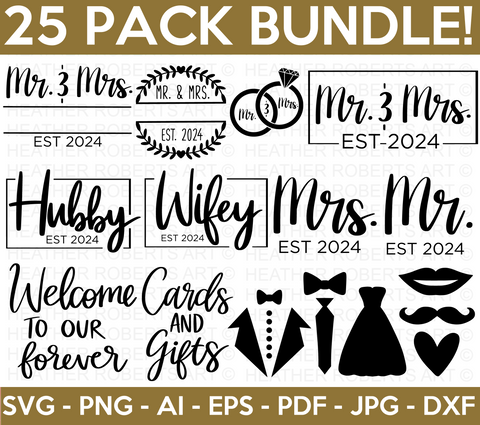 Wedding SVG Bundle