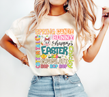 Easter Typography Sublimation PNG