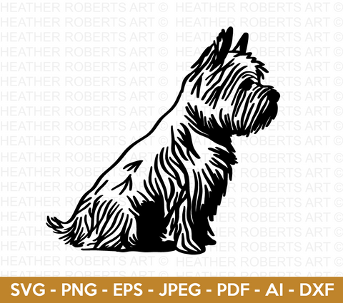 West Highland Terrier SVG