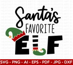 Santa's Favorite Elf SVG