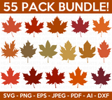 Fall Leaves SVG Bundle