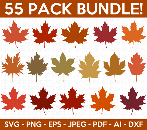 Fall Leaves SVG Bundle