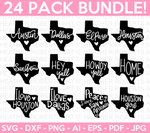 Texas SVG Bundle