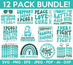 Retro Pcos Awareness SVG Bundle