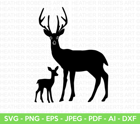 Deer Silhouette SVG