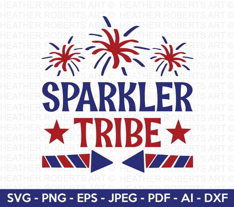 Sparkler Tribe SVG