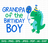 Grandpa of the Birthday Boy Svg