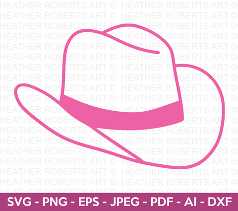 Cowgirl Hat SVG