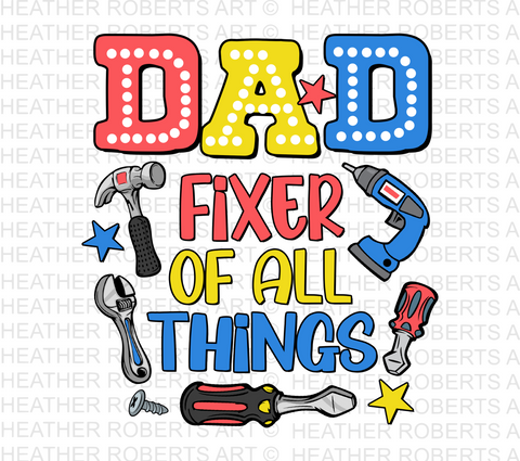 Dad Fixer Of All Things PNG