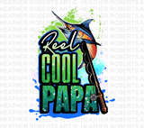 Reel Cool Papa Sublimation PNG