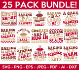 Retro Baking Svg Bundle