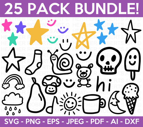 Doodle SVG Bundle