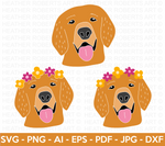 Golden Retriever SVG Bundle