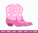 Cowgirl Boots SVG