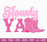 Howdy Y'all SVG