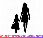 Mother Daughter Silhouette