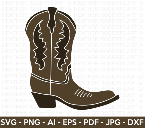 Cowboy Boot SVG