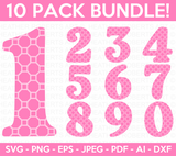 Numbers Svg Bundle