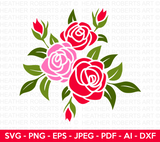 Rose Flower SVG