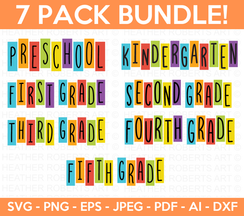 Back to School SVG Bundle